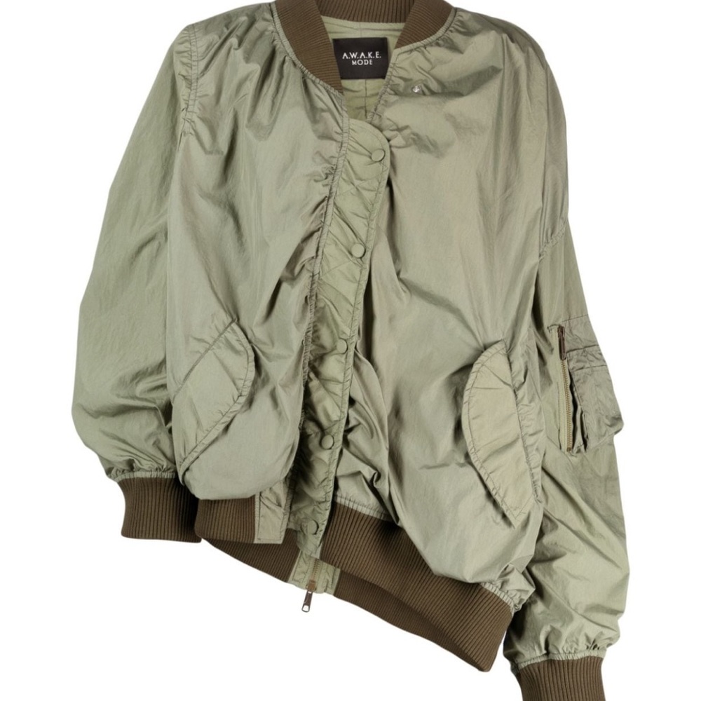 A.W.A.K.E. Mode Asymmetric Bomber Jacket